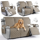 cheap Recliner Cover-Waterproof Recliner Couch Covers for Pets, Sofa Covers  Washable Reclining Sofa Cover Non-Slip Furniture Protector with Elastic Straps Pocket for Dogs