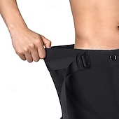 お買い得  メンズショートパンツ・タイツ・パンツ-Arsuxeo 男性用 純色 サイクリング ロード ショーツ サイクリングパンツ MTBショーツ バイク ショートパンツ バギーショーツ フォームフィット スポーツ 通気性 速乾性 フロントファスナー 反射性トリム ブラック アーミーグリーン 衣類 サイクルウェア