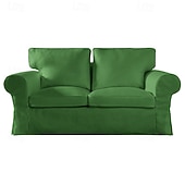 cheap Sofa Cover-2 Seat Sofa Cover or  2 Seat Sofa Bed Cover with Cushion Covers and Backrest Covers For Ektorp Couch Slipcover Washable Furniture Protector  LITB PRIME cover Ektcover