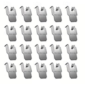 Недорогие Улучшение положения семей-20 шт. специальных крючков-защелок для подвешивания гипсокартона на стену, устойчивые к царапинам, прочные, для художественной живописи, зеркал, фотографий, плакатов, набор инструментов для