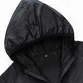 abordables Outdoor Jackets-Men's Women's Unisex Hiking Jacket Hiking Windbreaker Spring &amp; Summer Outdoor Sunscreen UPF50+ Quick Dry Lightweight Hoodie Raincoat Lightweight Jacket Blue White Gray