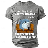  Tricou bărbătesc amuzant, sarcastic, cu guler rotund, mânecă scurtă, streetwear, casual, cadou, designer, îmbrăcăminte