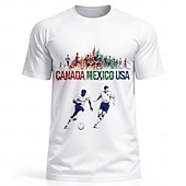 お買い得  ランニングTシャツとタンクトップ-男性用 幾何学模様 レタード サッカーの夏 グローバルマッチ ランニングトップ ランニングＴシャツ 夏 半袖 UPF 50 速乾性 高通気性 ジム ランニング フィットネス ブラック ホワイト スポーツウェア アクティブウェア