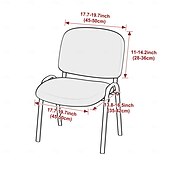 abordables Housse de fauteuil de bureau-Housse extensible et fendue pour chaise de conférence, protection pour coussin d'assise et dossier de bureau, motif floral arqué, housse antidérapante pour toutes les saisons