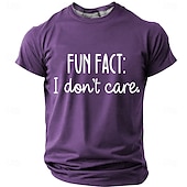 olcso Szarkazmus Humor Pólók-Férfi Vicces szleng Póló Rövid ujjú póló 3D nyomtatás Terített nyak Ing Divat Napi Napi Utca Rubin Nyár Tavasz Ruházat S M L XL XXL XXXL