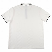 economico Polo Classico da Uomo-Per uomo Polo con zip Testurizzato Casuale Ferie Bavero Zip a un quarto Manica Corta Moda Essenziale Semplice Jacquard Zip a un quarto Primavera &amp; Estate Estate Primavera Vestibilità regolare Blu