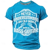  Voor heren Grappig jargon T-shirt Korte mouw T-shirt 3D-afdrukken Strakke ronde hals Overhemd Modieus Dagelijks Dagelijks Straat Rood Zomer Lente Kleding S M L XL XXL XXXL