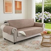 olcso Kanapé huzat-vízálló, megfordítható kanapéhuzat 3 párnára, háziállatbarát kanapéhuzat kutyáknak, mosható bútorvédő huzat csúszásgátló rugalmas pánttal