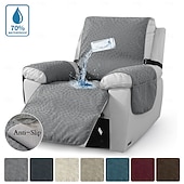 ieftine Husă pentru fotoliu reclinabil-husă de canapea impermeabilă, husă de canapea antiderapantă, durabilă, prietenoasă cu animalele de companie, anti-pete, culoare solidă, covoraș de canapea modern și minimalist, acoperire completă pentru câini și pisici, sufragerie, utilizare în tot sezonu