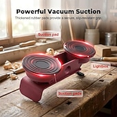cheap Clamps-Floor Suction Cup Tool, Adjustable Height Floor Gap Fixer Tool, Carbon Steel Floor Suction Cup Tool With Rubber Pad, Heavy-Duty Laminate Flooring Tools For Wood And Vinyl Planks For Home DIY