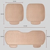 economico Coprisedili per auto-Set di 3 cuscini estivi per sedili auto, traspiranti e rinfrescanti, ideali per le giornate calde, protezioni universali antiscivolo per sedili anteriori e posteriori di auto, SUV e camion,