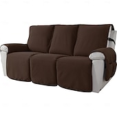 ieftine Husă pentru fotoliu reclinabil-husă de canapea impermeabilă, husă de canapea antiderapantă, durabilă, prietenoasă cu animalele de companie, anti-pete, culoare solidă, covoraș de canapea modern și minimalist, acoperire completă pentru câini și pisici, sufragerie, utilizare în tot sezonu