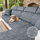 お買い得  ソファカバー-防水マットPUフェイクレザーソファシートカバー、伸縮性フルカバースリップカバー、耐久性のある伸縮性のあるソファプロテクター、リビングルーム家具シートプロテクター