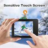 voordelige Actiecamera-5K Action Camera with Dual Touch Screen, 30FPS Ultra HD WiFi Waterproof Sports Camera, Underwater Vlog Cam with Remote Control, EIS Anti-Shake Helmet Camera for Diving, Skiing, Cycling, Travel