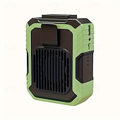 levne Páskové ventilátory-Přenosný ventilátor na opasek, ventilátor na opasek pro muže a ženy, osobní ventilátor na nošení v košili, dobíjecí USB handsfree mini ventilátor pro venkovní práci, stavebnictví, kempování,