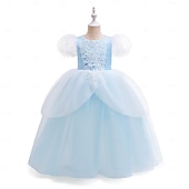 economico Costumi per bambine-Strega magica Principessa Vestito Costume Cosplay Abiti Film Moda Carino Tutù for Ragazze Bambini Mascherata Quotidiano Feste Anniversario