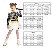  Ispirato agli idoli coreani Stella pop Abiti Film Moda Costume Cosplay Idolo virtuale for Ragazze Bambini Halloween Carnevale Feste Scuola