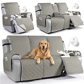 cheap Recliner Cover-Waterproof Recliner Couch Covers for Pets, Sofa Covers  Washable Reclining Sofa Cover Non-Slip Furniture Protector with Elastic Straps Pocket for Dogs