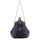 abordables Accesorios y más-Rugido 20s 1920s Retro Antiguo Bolso de mano de noche Bolsos de noche El gran Gatsby Chica de la aleta Disfraz Mujer Carnaval Mascarada Fiesta de Cóctel Fiesta temática retro Adulto Maleta