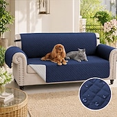cheap Sofa Cover-100% Waterproof Couch Covers Sofa Covers for Dogs Couch Protector Triple Non-Slip Sofa Slipcover for 3 Cushion Couch Furniture Protector for Pets, Kids,Dog