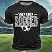 abordables T-shirts de sport et de gym-2026 International Soccer Cup Global Football Tournament Men's Warrior Soccer Text Graphic Half Ball Sporty Athletic Fan T-Shirt Short Sleeve Crew Neck Regular Fit Match Day Training Designer Clothing