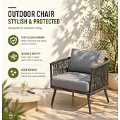 Недорогие Чехол для подушек на веранде-8 эластичных чехлов для подушек патио, водонепроницаемые сменные чехлы для уличных диванов, чехлы для уличных диванов &amp;Чехлы для диванов, чехлы для подушек садовой мебели, моющиеся многоразовые