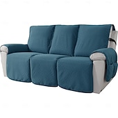 ieftine Husă pentru fotoliu reclinabil-husă de canapea impermeabilă, husă de canapea antiderapantă, durabilă, prietenoasă cu animalele de companie, anti-pete, culoare solidă, covoraș de canapea modern și minimalist, acoperire completă pentru câini și pisici, sufragerie, utilizare în tot sezonu