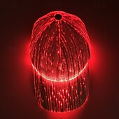 preiswerte Dekorative Lichter-LED-Baseballkappe mit Leuchtfunktion, USB-Ladefunktion, 7 leuchtende Farben, blinkend im Dunkeln, ideal für Partys.