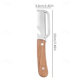 abordables Utensilios de cocina y gadgets-Pelador de verduras con mango de madera y abridor de botellas, pelador de verduras multifuncional para la cocina, utensilio de cocina para pelar frutas, calabazas, patatas, zanahorias y otras