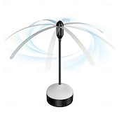  Ventilatori da tavolo ricaricabili, per uso interno ed esterno, ideali per campeggio, feste, ristoranti, cucine e barbecue, con opzione da tavolo e gancio per appenderli.