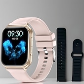 abordables Smartwatch-Smart Watch for Men Women with 2 Straps, Fitness Tracker with Sleep Monitor, DIY Watch Face 1.83" Touch Screen Smartwatch, Activity Tracker for Android iOS Phones