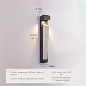 abordables appliques murales extérieures-Intérieur LED Appliques Murales Extérieures Appliques Murales Intérieures Extérieur Métal Pierre Applique murale IP44 110-120V 220-240V