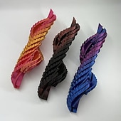 رخيصةأون تماثيل-بيضة تململ مطبوعة بتقنية ثلاثية الأبعاد، لعبة انزلاقية لتخفيف التوتر، بيضة تململ ملتوية لعيد الفصح للبالغين، ألعاب تململ صغيرة منزلقة لحشو سلال عيد الفصح، أحجية دوارة لتخفيف التوتر