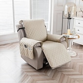 Недорогие Чехол для кресла-качалки-Водонепроницаемая небольшая клетчатая подушка для дивана, коврик для дивана с животными, нескользящий защитный чехол для дивана для собак и кошек, моющийся, прочный.