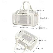 Недорогие Дорожные товары для собак-портативная вместительная расширяемая сумка-переноска для животных