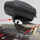 cheap Motorcycle &amp; ATV Accessories-Rear Luggage Carrier Shelf Tail Rack for BMW F900R F900XR 2019 2020 2021 2022 2023, Motorcycle Cargo Support Bracket Accessories, High Strength Metal Construction, Black