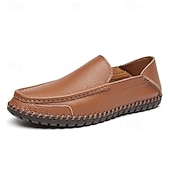 voordelige Casual loafers-Bruine instappers voor heren, lichtgewicht comfortabele wandelschoenen, zachte alledaagse schoenen voor dagelijks gebruik, reizen, autorijden, buitenactiviteiten en een ontspannen smart casual stijl.