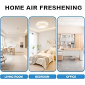 economico elettrodomestici-purificatore d'aria lavato ad acqua &amp;Rivitalizzante, diffusore elettrico di oli essenziali con luce LED a 7 colori, globo deodorante per ambienti per casa e ufficio, cattura silenziosamente la polvere
