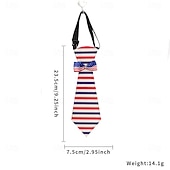 preiswerte 250. Jubiläum-Krawatte mit amerikanischer Flagge für Jungen und Mädchen, patriotisch, vorgebunden, für Kinder, zum 4. Juli, Unabhängigkeitstag, Schuluniform, Party, Parade, Kostümaccessoire, 250. Jahrestag der USA
