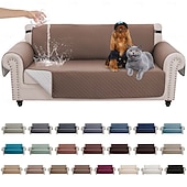 cheap Sofa Cover-100% Waterproof Couch Covers Sofa Covers for Dogs Couch Protector Triple Non-Slip Sofa Slipcover for 3 Cushion Couch Furniture Protector for Pets, Kids,Dog