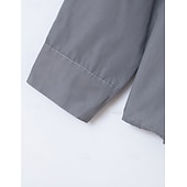voordelige Overhemden met knopen voor heren-Voor heren Overhemd Button-down overhemd Lapwerk Casual Dagelijks Zwart Wit Rood Marineblauw Lange mouw Strijkijzer Zomer Lente Kleding Zak