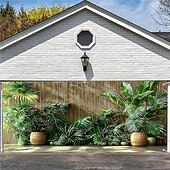 cheap Garage &amp; Door Banners-Garage Door Cover Large Hanging Backdrop Garden Vintage 3D Party Outdoor Shooting Backgrounds Front Door Home Decor