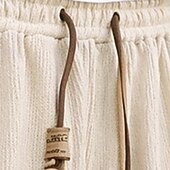 abordables Bermuda-Femmes Bermuda Short gaufré Shorts Shorts amples Vacances Mode Décontracté Quotidien Longueur Genou Taille haute Couleur Unie Uni Cordon de serrage Avec Poches Ceinture Élastique Confort Doux