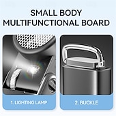 billiga Handhållna fläktar-Handhållen kallkompressfläkt, 199 vindhastigheter bärbar mini-personlig fläkt, digital LED-display, 90° hopfällbar USB-laddningsbar liten turbofläkt för sommarresor vandring smink, silver/svart