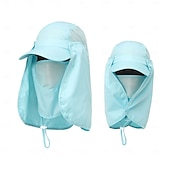 cheap Heating &amp; Cooling-2-in-1 UV Protection Sun Hat for Men &amp; Women, Outdoor Summer Hat with Removable Face Shield for Fishing, Hiking &amp; Camping, Lightweight, Breathable, Quick-Dry Sun Hat for Full Face &amp; Neck Protection