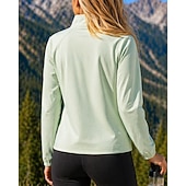 cheap Outdoor Jackets-Women's Windbreaker Softshell Jacket Hiking Jacket Outdoor Sun Protection Quick Dry Lightweight Breathable Hiking Outfits Hiking Clothes Summer Spring Jacket Climbing Camping / Hiking / Caving Solid