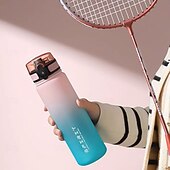 cheap Water Bottles-650ML Large Capacity Sports Water Bottle Leak Proof Colorful Plastic Cup Drinking Outdoor Travel Portable Gym Fitness Jugs Durable PC Material for Cycling, Running &amp; Fitness