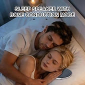 baratos Mini alto-falantes Bluetooth-Alto-falante de travesseiro com Bluetooth 5.4, alto-falante sem fio para dormir embaixo do travesseiro para ouvir discretamente, alto-falante pessoal fino para quem dorme de lado, ajuste de som