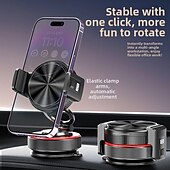 cheap Phone Holder-Nano Suction Car Phone Mount, Super Stable Dashboard Cell Phone Holder for Car, 360° Rotation Foldable Portable Phone Stand Anti-Shake Compatible with iPhone 17 16 15 14 Pro Max, Samsung Galaxy S26