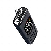 abordables Alarmas de coche-Alcoholímetro profesional, sensor electroquímico de celda de combustible de alta precisión, detector de alcohol digital portátil, recargable por USB tipo C para uso personal. &amp;uso doméstico